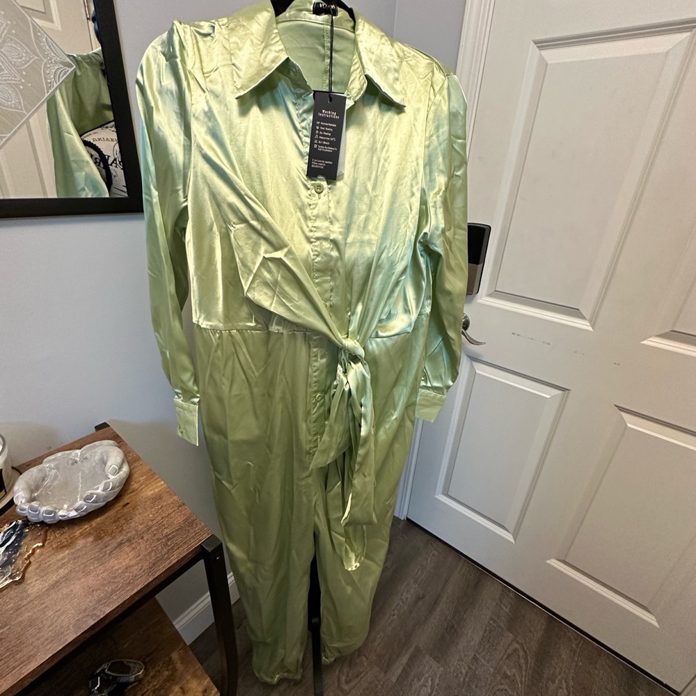 Sateen Dressy Jumpsuit